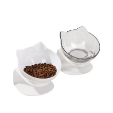 cat food bowl slant transparent single bowl